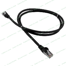 Патч-корд LANMASTER LSZH FTP cat.5e, 3.0 м, черный