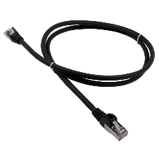 Патч-корд LANMASTER LSZH FTP cat.5e, 3.0 м, черный Патч-корд LANMASTER LSZH FTP cat.5e, 3.0 м, черный