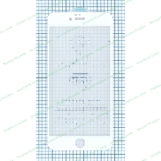 Защитное стекло 5D для iPhone 6/6S Plus белый