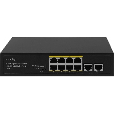 Коммутатор Cudy GS1010P, 8×1 Гбит/с, 2×1 Гбит/с