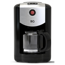 Кофеварка капельная со встроенной кофемолкой BQ CM1009 черный-стальной, исп. кофе - зерновой/молотый, 0.625 л, 700 Вт.
