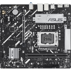 Материнская плата ASUS PRIME B860M-K, LGA1851, Intel B860, 2xDDR5, 4xSATA, 2xM.2, 1xPCIe 4.0 x16, DisplayPort, HDMI, 1x2.5Gb LAN, 3x3.5 мм, 7.1, microATX