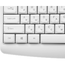 Клавиатура проводная Acer OKW301 (ZL.KBDCC.01B), USB, белый