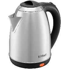 Чайный набор Kitfort КТ-6779 1.8л. 1500Вт черный/нержавеющая сталь корпус: нерж.сталь/стекло/пластик
