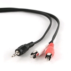 Кабель аудио Gembird/Cablexpert Jack3.5/2xRCA, 2.5м