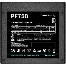 Блок питания Deepcool/GamerStorm PF750, 750Вт, 80 PLUS, 120мм, черный