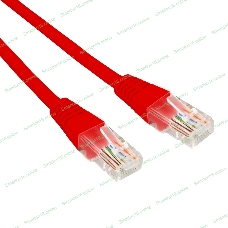 Патч-корд U/UTP Rexant cat.5e, RJ45-RJ45, 26AWG, ZH нг(А)-HF, красный, 3 м