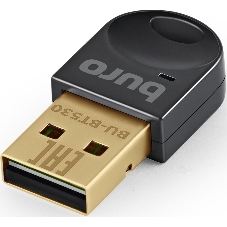 Адаптер USB Buro Bluetooth 5.3+EDR class 1.5 20м черный