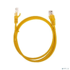 Патч-корд U/UTP Rexant cat.5e, RJ45-RJ45, 26AWG, ZH нг(А)-HF, желтый, 1 м