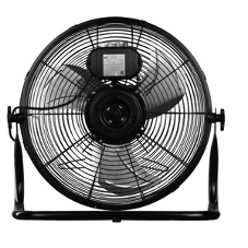 Вентилятор RIX NPSF-8000B чёрный, напольный, 90 Вт, 3 скорости, 40 см