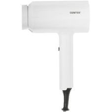 Фен Centek CT-2252 белый/черный, 1600 Вт, ионизация