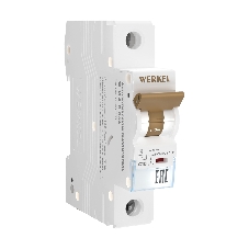 Автоматический выключатель Werkel 1P 10 A C 6 кА W901P106