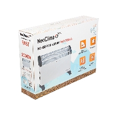 Конвектор электрический Neoclima Fast 2000w, нагревательный элемент ZIG-ZAG, 3 режима нагрева (750/150/2000 Вт), моментальный нагрев, режим ANTI FROST