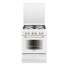 Плита газовая Gefest ПГ 6100-02 0181 белый, конфорок 4 шт, духовка 52 л, 60 см x 85 см x 60 см