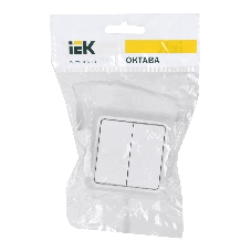 Выключатель IEK EVO20-K01-10-DC ВС20-2-0-ОБ 2кл 10А откр.уст. ОКТАВА (белый)